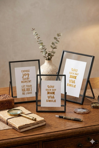 10x15 Cm 13x18 Cm ve 15x21 Cm Üçlü Metal Siyah Çerçeve! Yeni Model Dekoratif Fotoğraf Çerçevesi! - 0