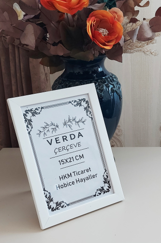 15x21 cm Fotoğraf Çerçevesi! Ahşap Ayaklı Pvc Camlı Dekoratif Masaüstü Çerçeve! Gold (Kopya) - 1