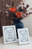 2 Li Çerçeve 10x15 cm ve 13x18 Cm Fotoğraf Çerçevesi! Ahşap Ayaklı Pvc Camlı Dekoratif Çerçeve! Beyaz - Thumbnail (1)