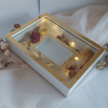 25x35 Cm Beyaz-Gold Isimli! Fotoğraf Çerçevesi! Anı Çerçevesi! Yeni Model Çerçeve! ledli!! - Thumbnail (1)