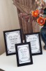 3 Lü Set! 10x15, 13x18 cm ve 15x21 cm Fotoğraf Çerçevesi! Ahşap Ayaklı Pvc Camlı Dekoratif Çerçeve! Siyah - Thumbnail (2)
