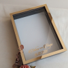 30x40 Cm Derin Siyah-gold Özel Gün Çiçekleri Için Anı Çerçevesi! Gül Çerçeve Kutusu! Derin İsimli Çerçeve - Thumbnail (3)
