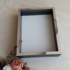 30x40 Cm Derin Siyah-Gümüş Özel Gün Çiçekleri Için Anı Çerçevesi! Derin Çerçeve - Thumbnail (1)