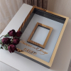 30x40 Cm Siyah-Gold Gül Anı Çerçevesi! isimli Fotoğraf Çerçevesi! Gül Anı Çerçevesi Ledsiz! - Thumbnail (2)