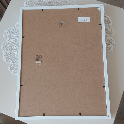 30x40 Cm Yeni Trend Gold Pleksi Kaplı Çerçeve! Gül Kutusu - 2