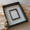 40x50 cm Siyah Renkli İsimsiz Fotoğraf Bölümlü Gül Anı Çerçevesi-HKM Ticaret - Thumbnail (1)